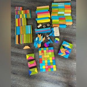Huge tegu blocks bundle 295 pieces